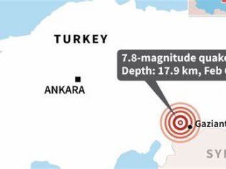 Terremoto, magnitudo 7.8, vicino al confine con la Siria