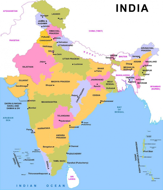 L’india tiene il piede in tre staffe