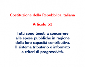 Oltre il 60% delle tasse non è progressivo in Italia