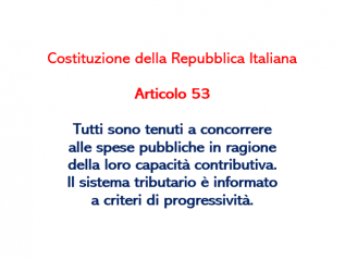 Oltre il 60% delle tasse non è progressivo in Italia