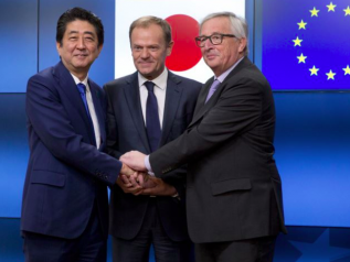 Storico accordo di libero scambio con il Giappone