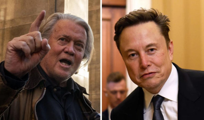 Bannon: “Musk è uno scemo”. La replica: “Ciccione, ubriacone”