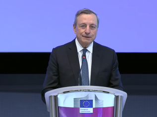 Draghi: “L’inazione dell’Unione mette a rischio la sua sovranità”