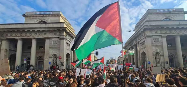 Una marea pro-Palestina invade Roma