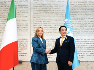 Il Papa, Mattarella e Meloni alla Fao