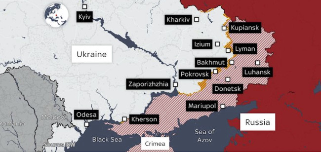 I russi avanzano in Ucraina