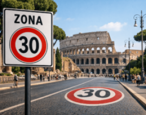 Roma rallenta: nel centro storico scatta il limite dei 30 km/h