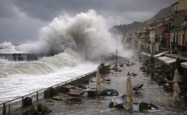 Ciclone Harry devasta il Sud: Sicilia, Calabria e Sardegna in ginocchio