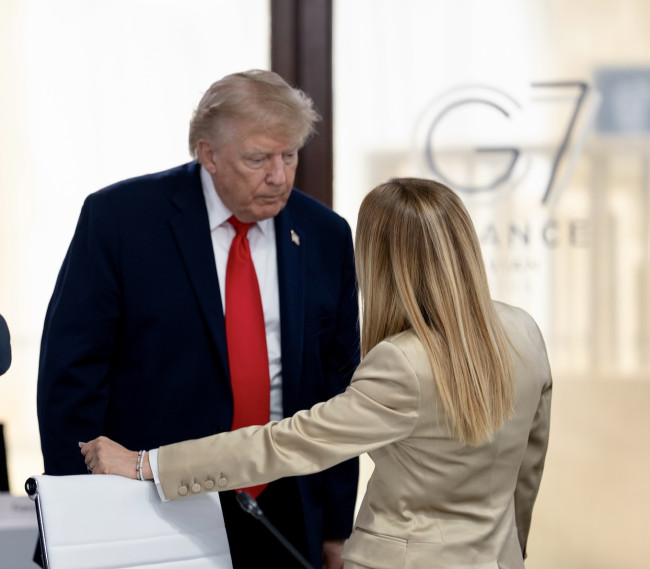 Meloni e Trump si riavvicinano al G7