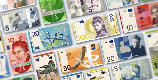 BCE, svelate le nuove banconote in euro