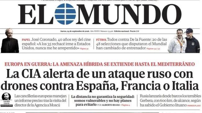 Droni russi contro Italia, Francia e Spagna?