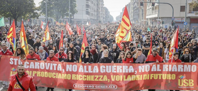 Sciopero generale, il paese scende in piazza