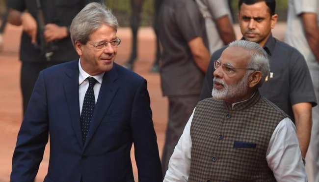 Gentiloni in India punta su energia e infrastrutture