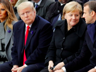 Centenario armistizio, Macron e Merkel contro il nazionalismo