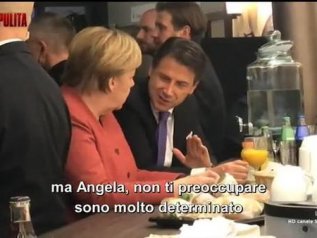 Fuorionda di Conte con Merkel: “Salvini è contro tutti”