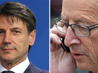 Juncker: "Economia in regresso". Conte: "Frenata prevista"