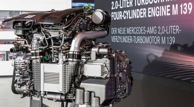 Mercedes-AMG M 139, il 4 cilindri più potente al mondo