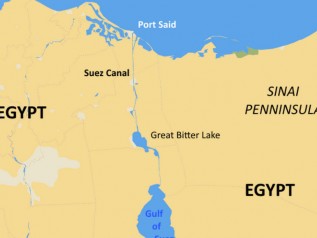 Incassi record per il Canale di Suez: 5,9 mld dollari