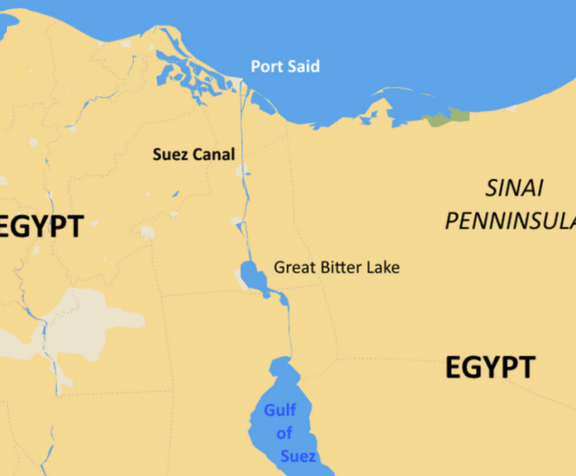 Incassi record per il Canale di Suez: 5,9 mld dollari