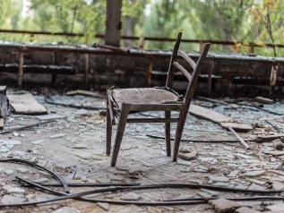 Brucia una foresta a Chernobyl: radioattività 16 volte sopra il normale