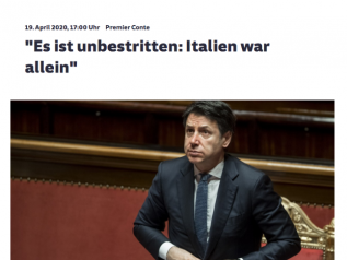 Conte attacca Germania e Paesi Bassi. E rilancia gli Eurobond