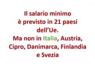 Il salario minimo legale è sparito dal ‘Recovery Plan’