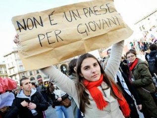 Italia, tra il 2000 e il 2019 persi 2,5 mln di occupati tra i giovani