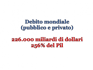 Debito globale record, il maggior aumento dalla Seconda guerra mondiale