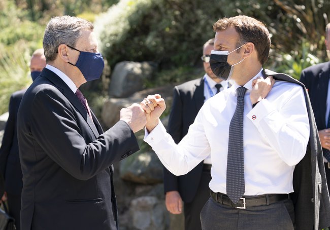 L’accordo Draghi-Macron messo (quasi tutto) nero su bianco sul Ft