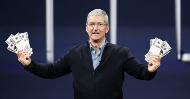 Apple, il Ceo riceve un salario stratosferico