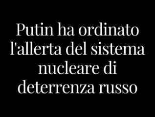 Putin evoca la guerra nucleare