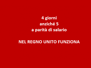 La settimana corta non comporta alcuna perdita di produttività